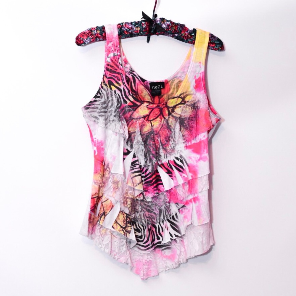 Rue21 Multicolored Medium Tank